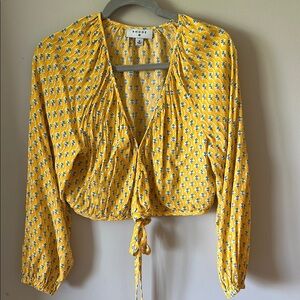 Rhode x Target Yellow Floral Summer Top
